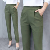 ChicmyPlain Pockets Casual Pants