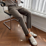 Chicmy-Korean style, Korean men's outfit, minimalist style, street fashion No. 4291 SLIM CASUAL PANTS