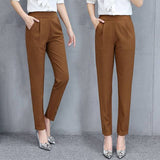 ChicmyPlain Pockets Casual Pants