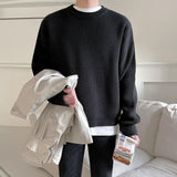 Chicmy-Korean style, Korean men's outfit, minimalist style, street fashion No. 3206 KNITTED SWEATER