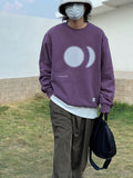 Chicmy-Korean style, Korean men's outfit, minimalist style, street fashion No. 5489 MOON SWEATER