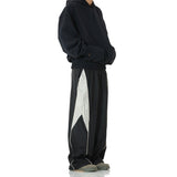 Chicmy-Korean style, Korean men's outfit, minimalist style, street fashion No. 9717 RETRO STYLE SPO PANTS