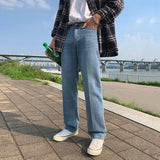 Chicmy-Korean style, Korean men's outfit, minimalist style, street fashion No. 861 WIDE JEANS