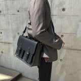 Chicmy-Korean style, Korean men's outfit, minimalist style, street fashion SHOULDER SATCHEL BAG