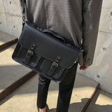 Chicmy-Korean style, Korean men's outfit, minimalist style, street fashion SHOULDER SATCHEL BAG