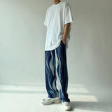 Chicmy-Korean style, Korean men's outfit, minimalist style, street fashion No. 1751 THIN PLEATED WIDE PANTS