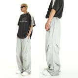 Chicmy-Korean style, Korean men's outfit, minimalist style, street fashion No. 9602 WIDE STRAIGHT TOOLING PANTS