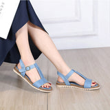 Chicmy Summer Shoes Women Sandals Flat Beach Sandals Fashion Ladies Summer Holiday Shoes Non-slip Thick Sole A4378