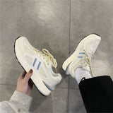 Chicmy  Fashion Spring Running Platform Women's Sneakers Sports Korean Casual New Shoes Flat Vulcanize Canvas Basket Tennis