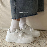 ChicMy-Fall Outfits  White Platform Sneakers Women Designer Woman Spring Autumn Lace Up Flats Shoes Sneakers Casual Female Vulcanized Shoes Ladies