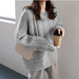 ChicMy-Fall Outfits  Winter Womens Sweaters Fall Women Clothing Knitted Loose Sweater Knitting Wool Oversize Pullover Woman Sweaters Girls Thick