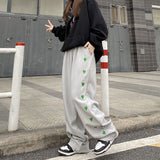 Chicmy Pants Women Spring And Summer 2023 Casual Trousers Ins Baggy Vintage Sweatpants Wide Trousers For Women Straight Wide Leg Pants