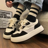 ChicMy-Fall Outfits  Autumn Japanese Women Vulcanize Shoes Sneakers Platform Sports Canvas Casual Running Black Harajuku Basket Flat Vintage Lolita