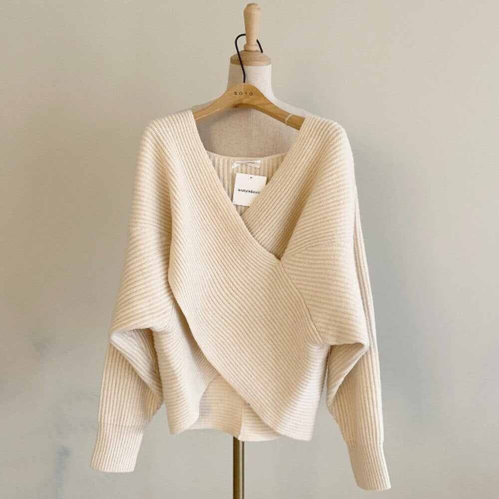 Chicmy Fall Women Clothing Women Sweater Pullover Female Knitting Sweaters Skinny Tops Loose Elegant Knitted Outerwear Thin Slim