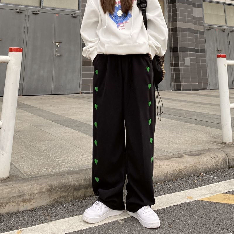 Chicmy Pants Women Spring And Summer 2023 Casual Trousers Ins Baggy Vintage Sweatpants Wide Trousers For Women Straight Wide Leg Pants