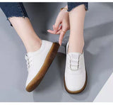 Chicmy 2023 Spring Summer Soft Footwear Women Casual Shoes Fashion Ladies Flats Brand Woman Non-slip Black White Shoes A4481