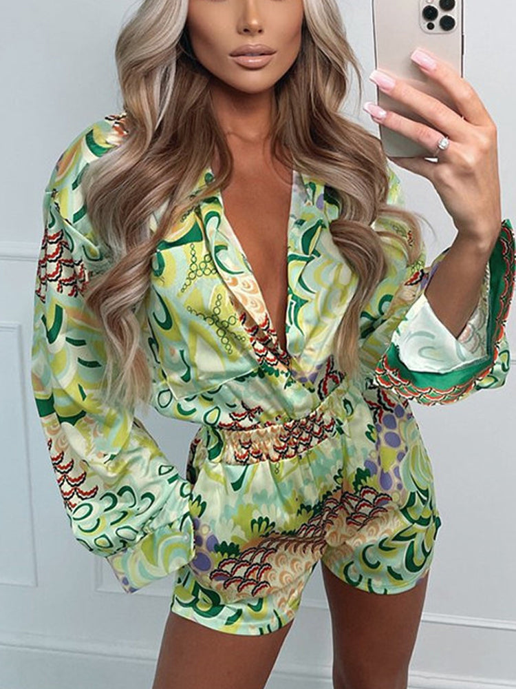Chicmy Long Sleeve Single-Breasted Top + Broad-Legged Shorts Set Fashion Ladies Sexy Solid Suits 2023 Summer 2 Piece Outfits For Women