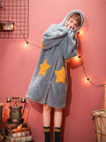 Chicmy Winter Nightgowns  Sleepshirts Women Sleepwear Homes Clothing Home Wear Womens Pyjamas Dresses Velvet Autumn Nightwear