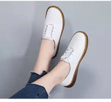 Chicmy 2023 Spring Summer Soft Footwear Women Casual Shoes Fashion Ladies Flats Brand Woman Non-slip Black White Shoes A4481