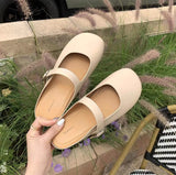 ChicMy-Fall Outfits  Sweet Soft Sole Flat Shoes for Women Autumn New Shoes Casual Mary Janes Elegant Female Pumps Summer Slippers