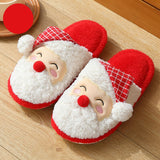 Chicmy Furry Slippers for Home Designer Shoes Women Flats Christmas Indoor Fur Slides Luxury Plush Winter Shoes Girls Red Xmas Footwear