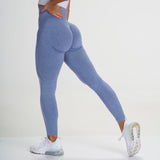 Chicmy Women Sports Yoga Pants Hight Waist Push Up Smile Shape Hip Leggings Women Running Fitness Gym Yoga Tight Trouser Stretch Pants