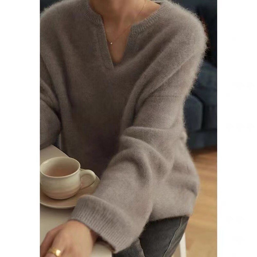 Chicmy Winter Women Sweater Knitted Cardigan Oversize Girls Sweater Woman Cashmere  Pullover Tops Long Sleeve Maxi Vintage Y2k Thick