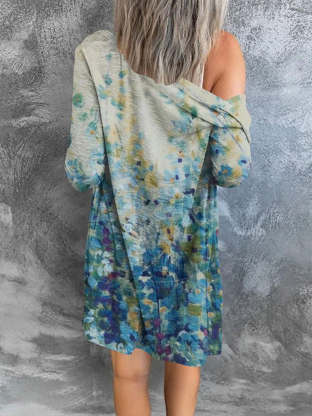 ChicmyCasual Others Floral Regular Sleeve Kimono