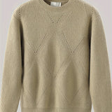 ChicMy-Fall Outfits -Valentine's Day gift Men's Casual Hollow Knitted Sweater For Fall Winter