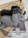 Chicmy-PU Elephant Shape Shoulder Bag Handbag