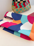 Chicmy-Contrast Color Striped Handbags Bags
