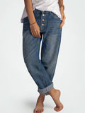 ChicmyBlue Casual Buttoned Jeans