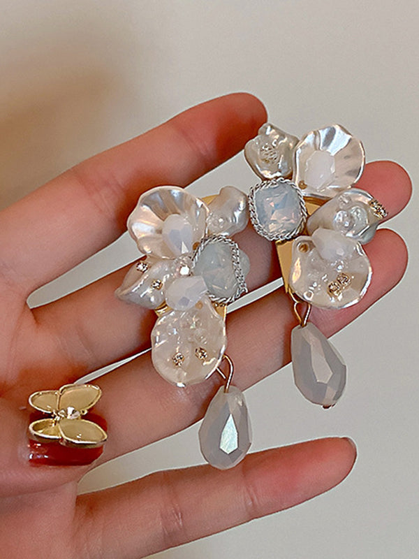 Chicmy-Stylish Rhinestone Pearl Earrings Accessories