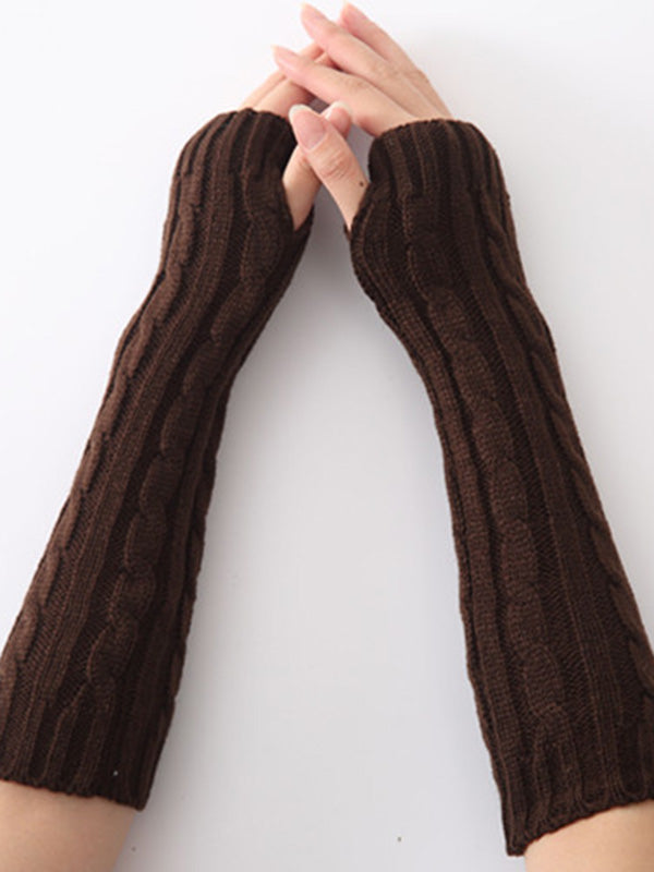 Chicmy-Jacquard 5 Colors Knitting Sleevelet
