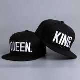 Chicmy-1PC KING QUEEN Embroidered Caps Lover Men Women