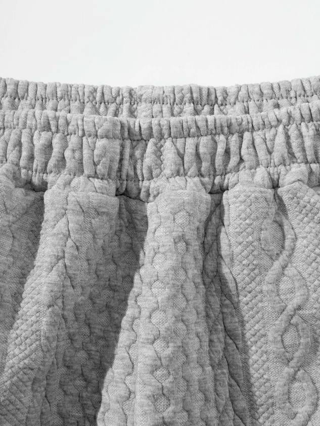 ChicmyFluff/Granular Fleece Fabric Casual Casual Pants
