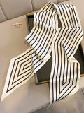 Chicmy-Contrast Color Striped Shawl&Scarf