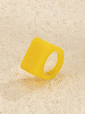Chicmy-Original Stylish Resin 8 Colors Geometric Ring