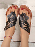 ChicmyButterfly Hollow out Vintage Flip-flops