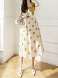 Chicmy-Polka-Dot Loose Skirts Bottoms