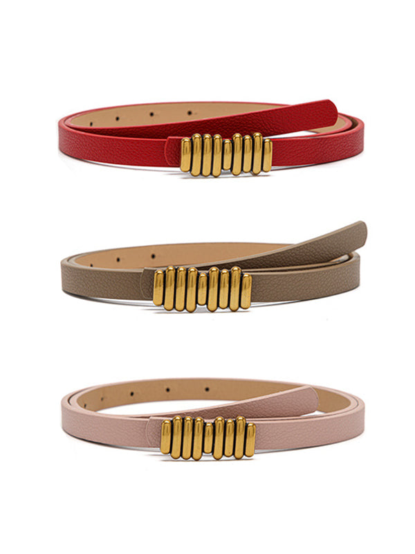 Chicmy-Urban Fashion 6 Colors Simple PU Belt