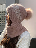 Chicmy-Casual Jacquard 7 Colors Scarf&Hat Set