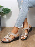 ChicmyVintage Floral Casual Sandals