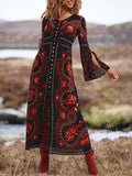 Chicmy Ethnic Cotton-Blend Dress