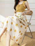 Chicmy-Polka-Dot Loose Skirts Bottoms