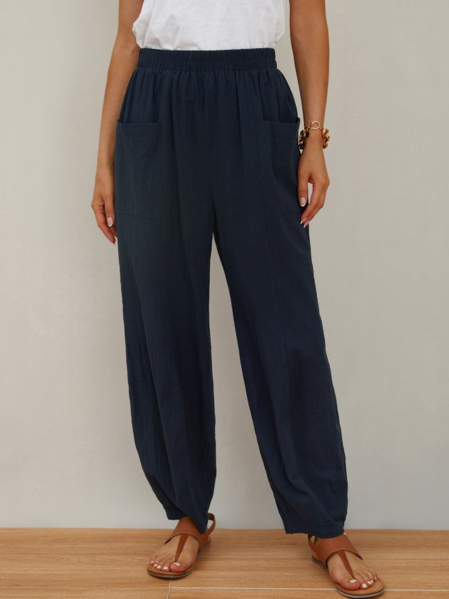 ChicmyPlain Casual Casual Pants