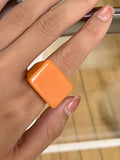 Chicmy-Original Stylish Resin 8 Colors Geometric Ring