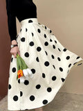 Chicmy-Polka-Dot Loose Skirts Bottoms