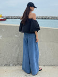 Chicmy-Urban Blue Wide Leg Jean Pants