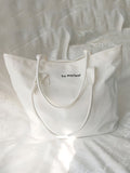 Chicmy-Casual Simple Letter Printed Tote Bag